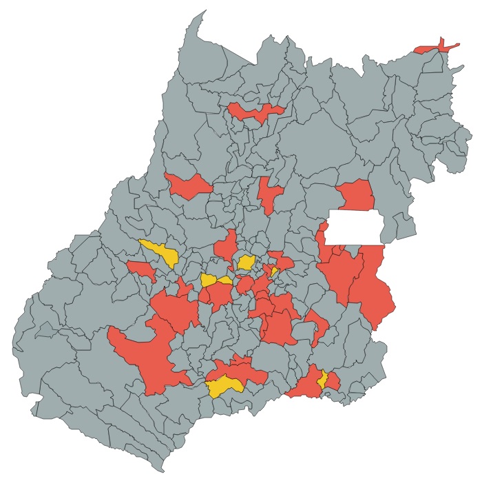 Mapa de Goiás